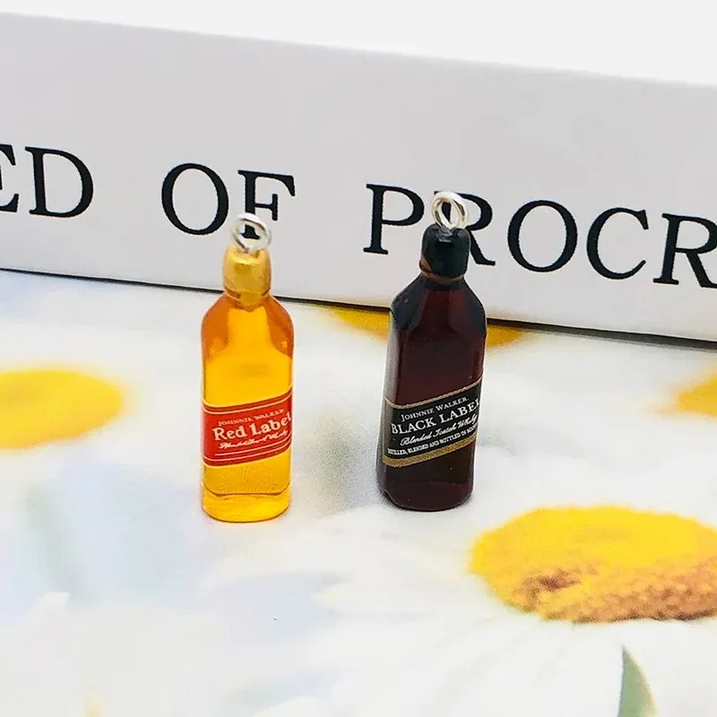 10Pcs Tiny Wine Bar Bottle Res - Resin Art For Sale recension och pris