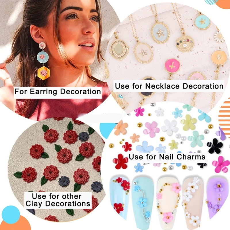 Suitable for Resin Jewelry、Ear - Resin Art Earrings Design recension och pris
