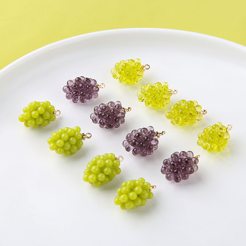 6pcs Cute Little Grapes Resin  - Resin Art For Sale recension och pris