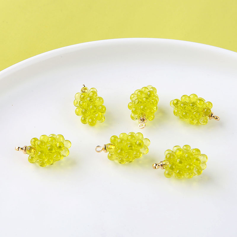 6pcs Cute Little Grapes Resin  - Resin Art For Sale recension och pris