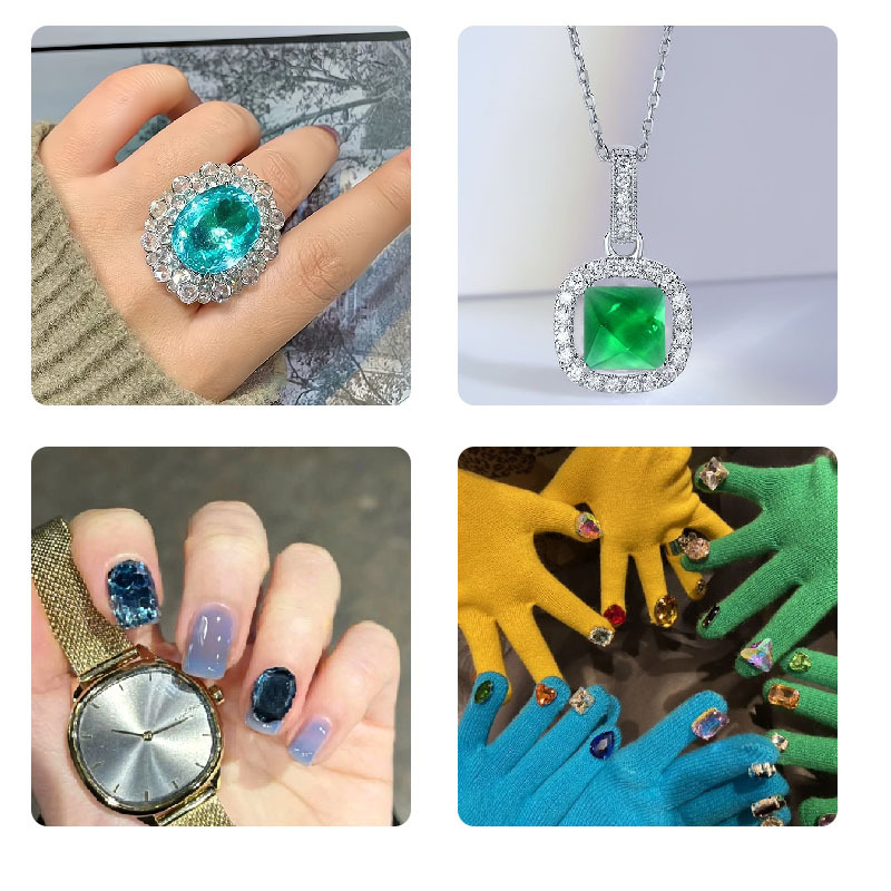 DIY Cube Ring Necklace Bracele - Resin Art Necklace recension och pris