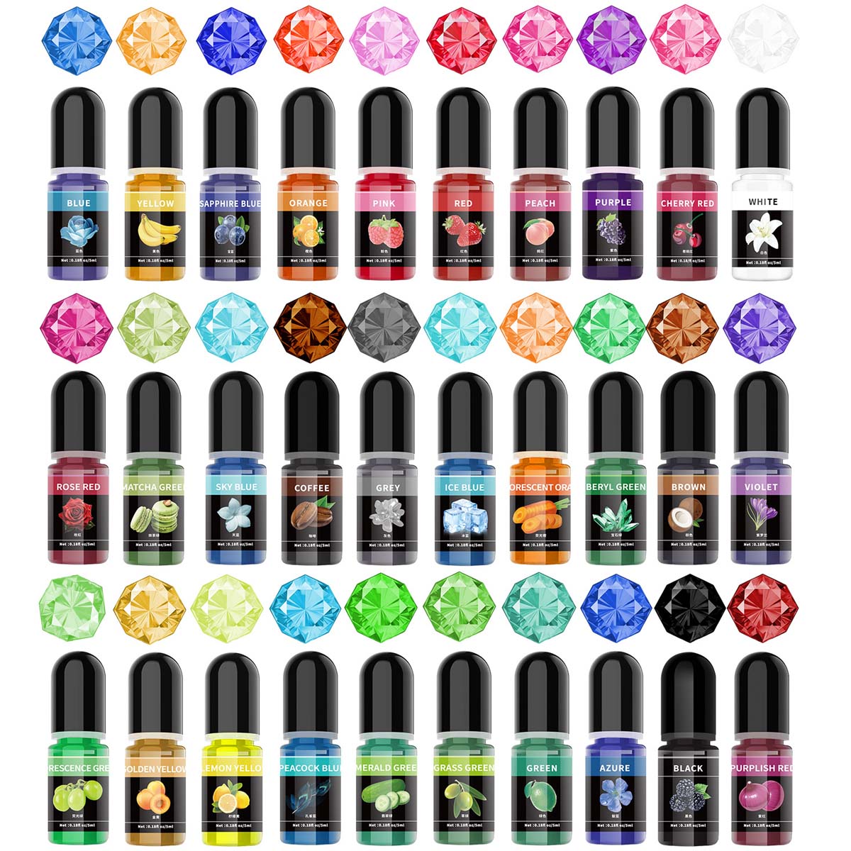 5ml/Bottle Epoxy Resin Pigment - Resin Art Liquid recension och pris