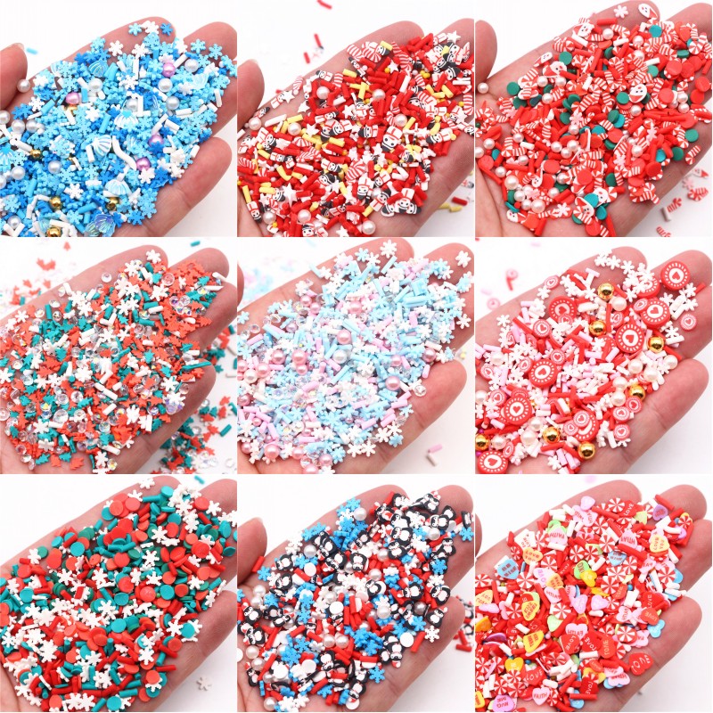 Christmas Polymer Clay Slices  - Xmas Resin Art recension och pris