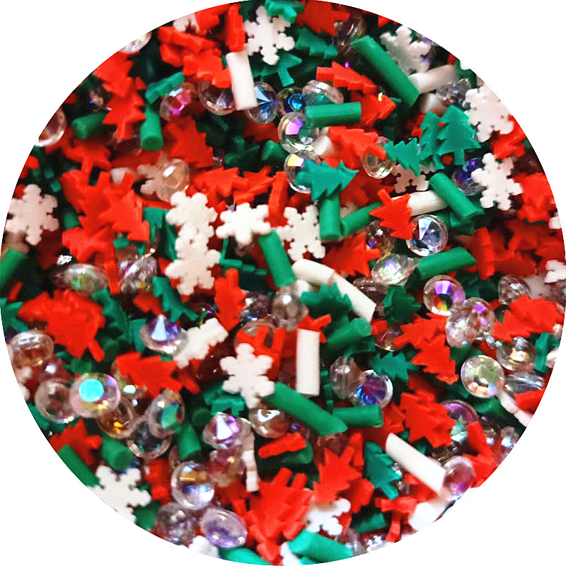 Christmas Polymer Clay Slices  - Xmas Resin Art recension och pris