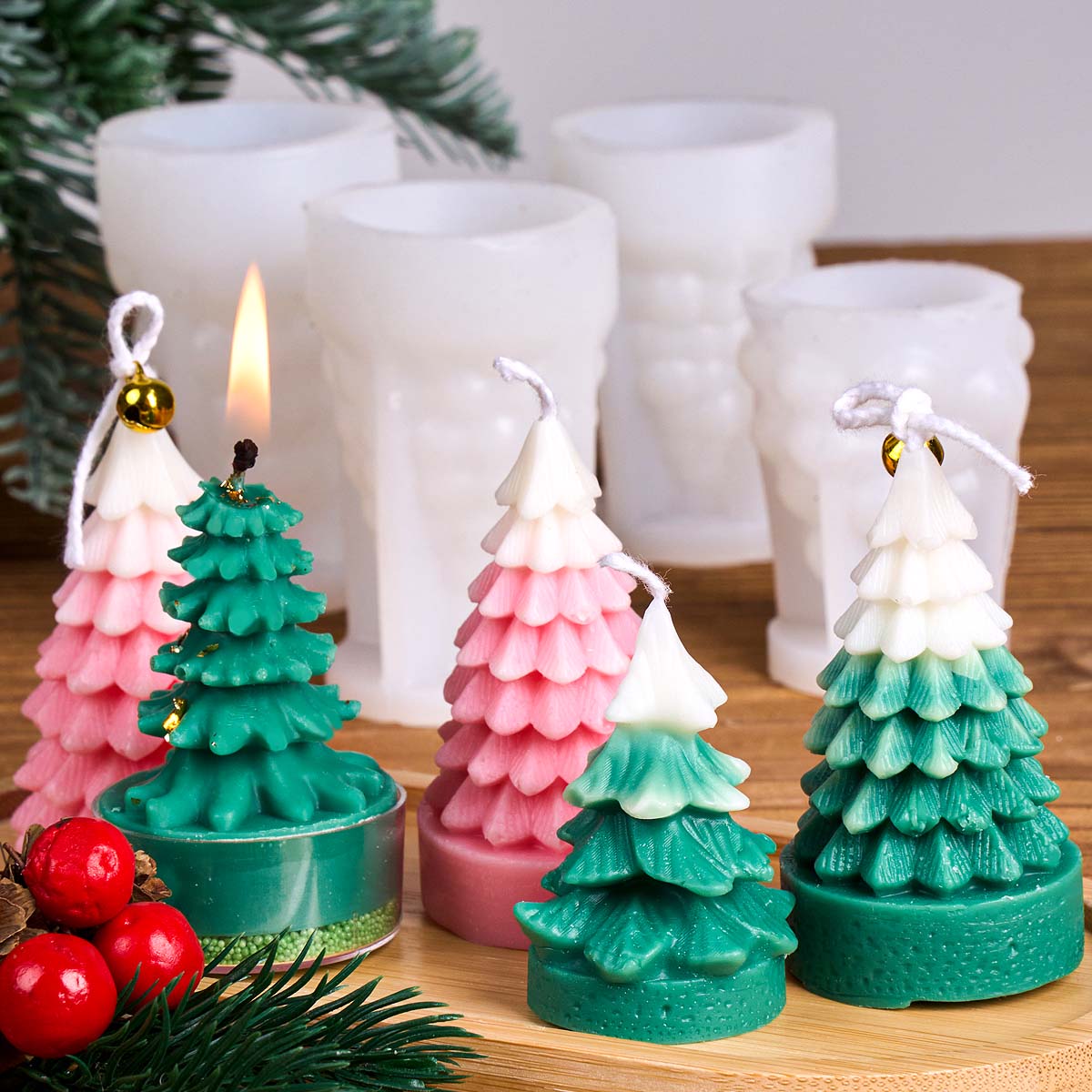 3D Christmas Tree Silicone Can - Xmas Resin Art recension och pris