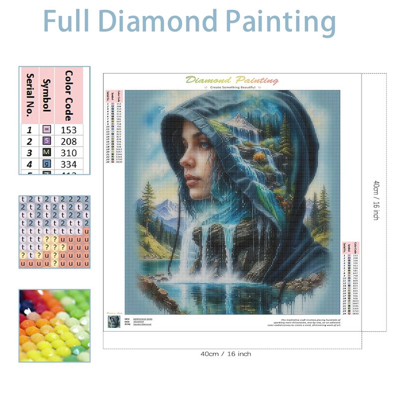 SDOYUNO Diy 5d Fantasy Women D - Resin Art Wallpaper recension och pris