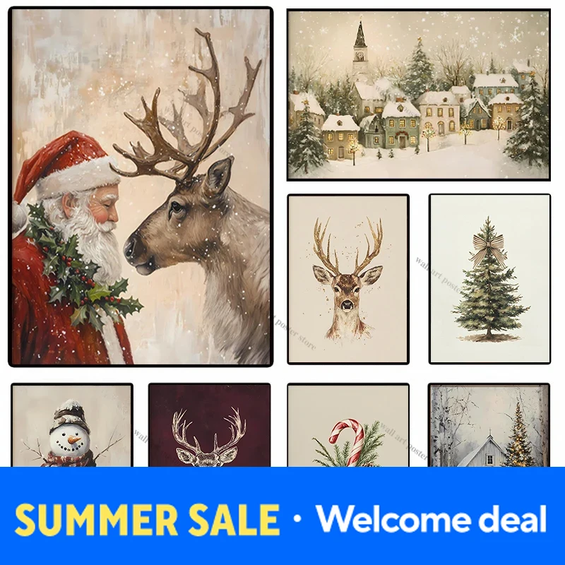 2026 Christmas Wall Art Poster - Xmas Resin Art recension och pris