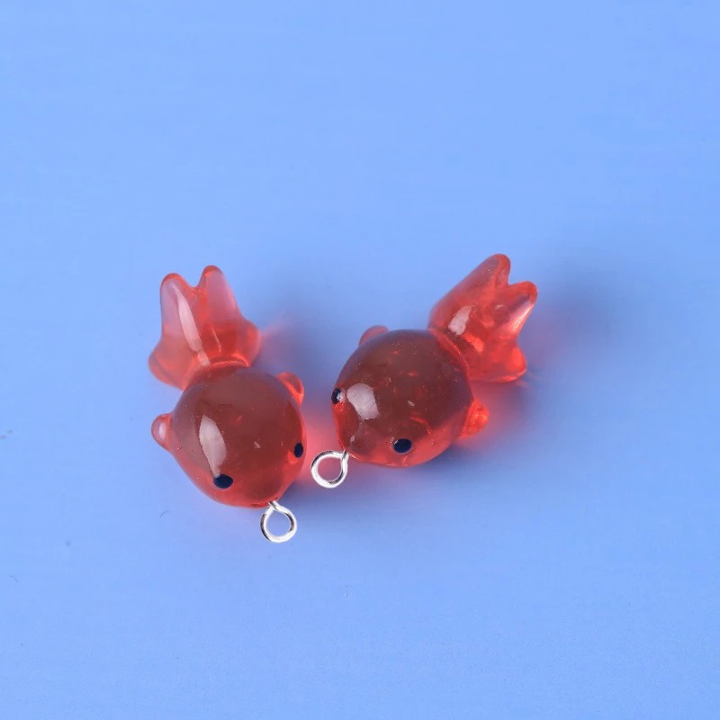 10 Pieces Colorful 3D Luminous - Resin Art Necklace recension och pris
