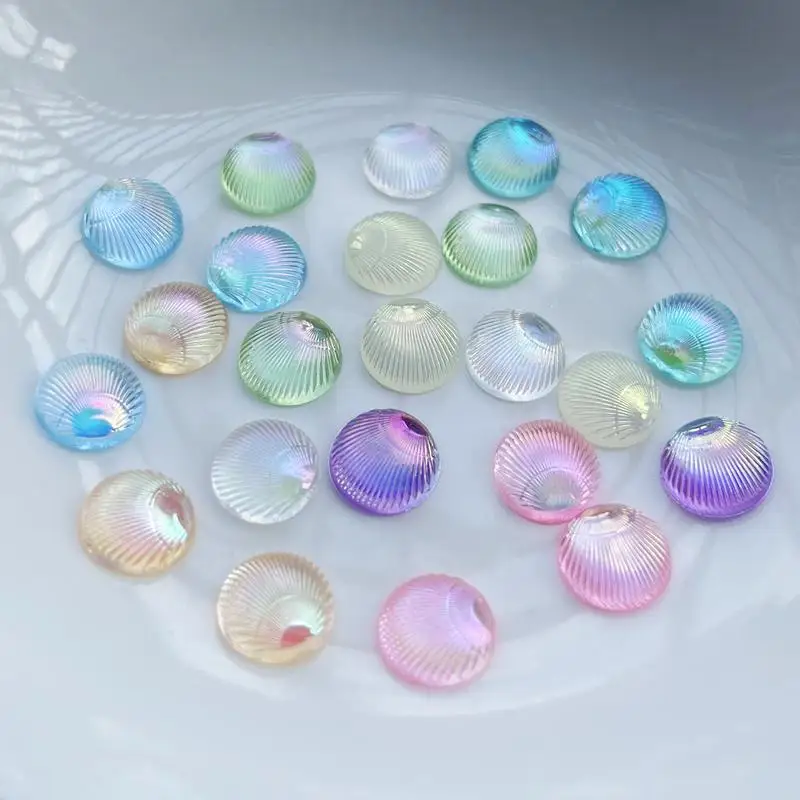 100pcs Circular shells 3d Jewe - Resin Art Earrings Design recension och pris