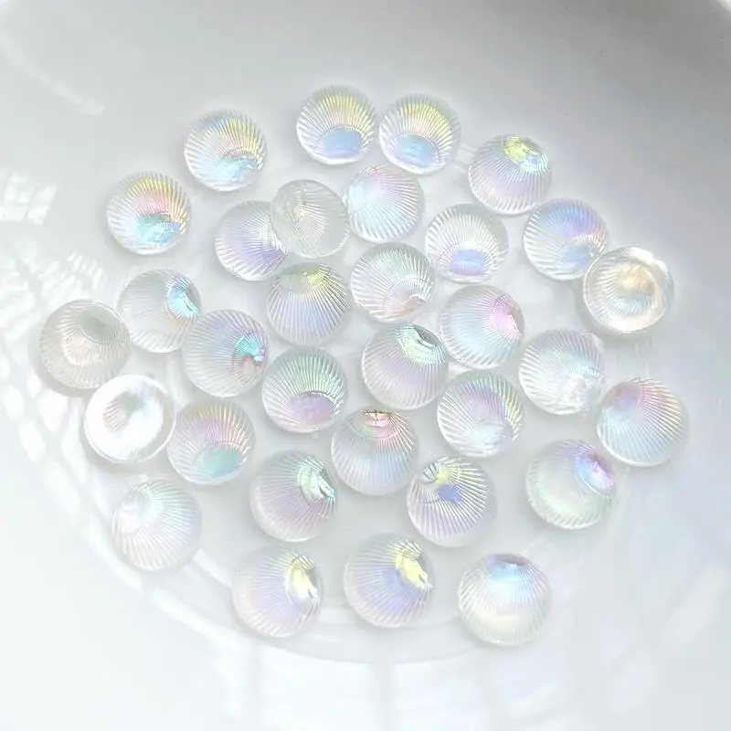 100pcs Circular shells 3d Jewe - Resin Art Earrings Design recension och pris