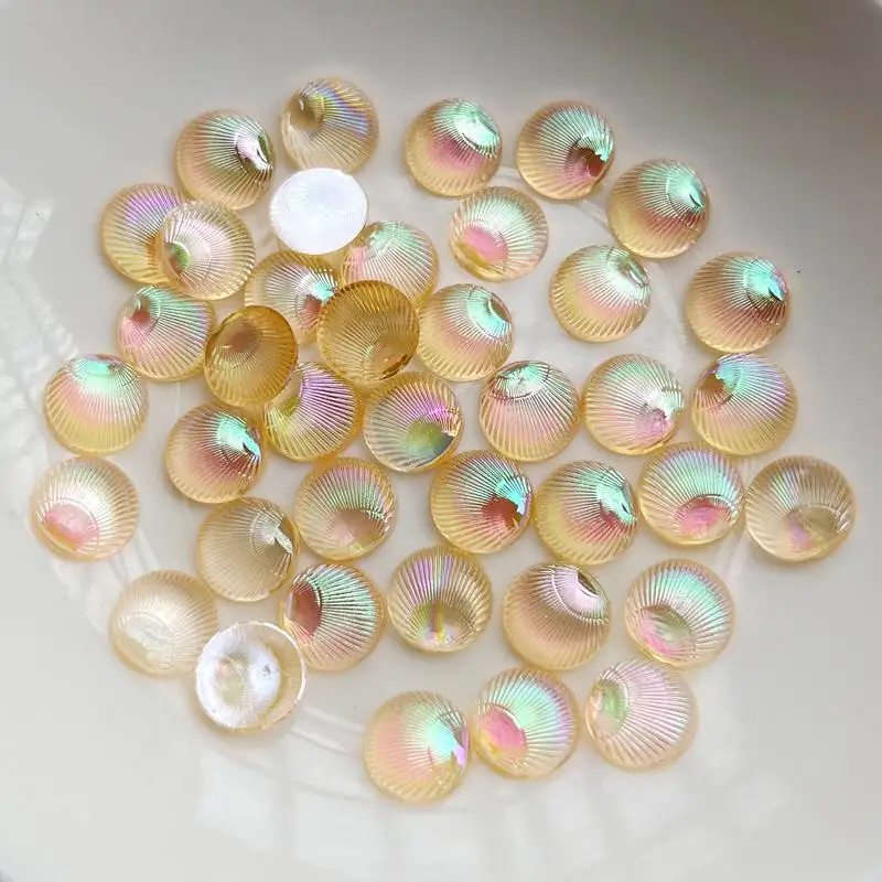 100pcs Circular shells 3d Jewe - Resin Art Earrings Design recension och pris