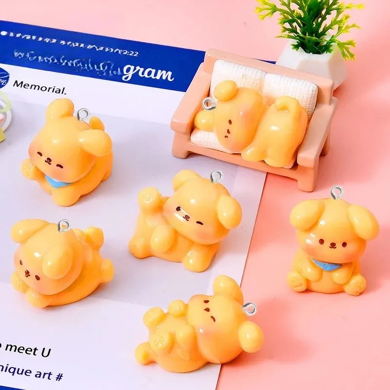 10Pcs Cute Cartoon Dog Acrylic - Resin Art For Sale recension och pris