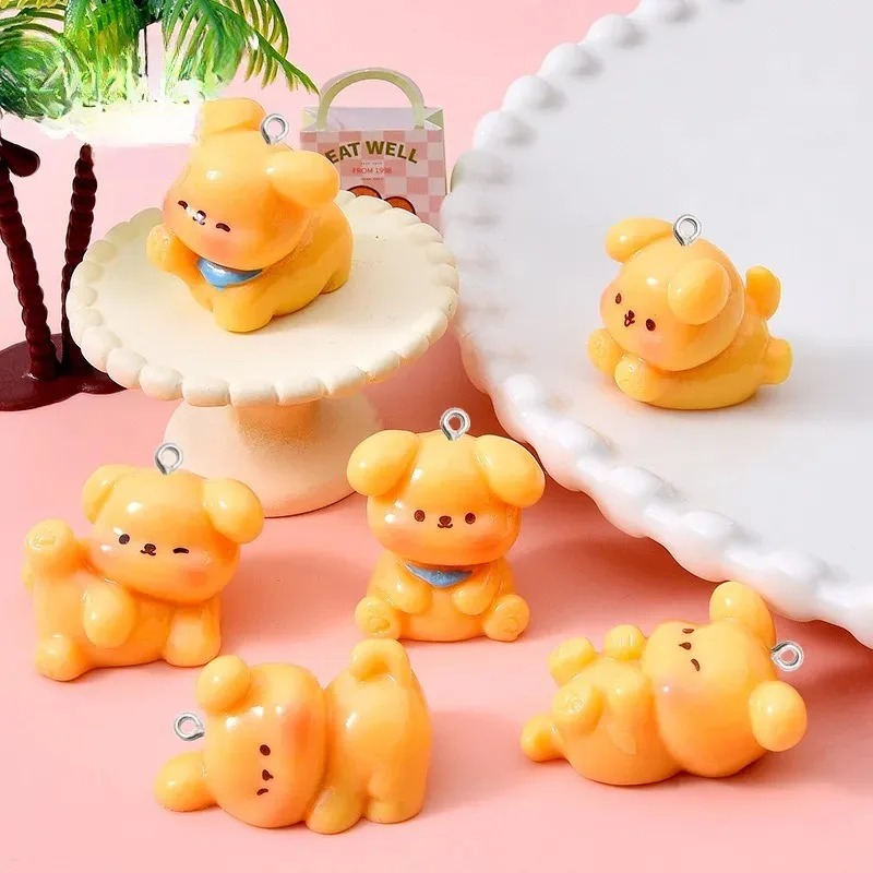 10Pcs Cute Cartoon Dog Acrylic - Resin Art For Sale recension och pris
