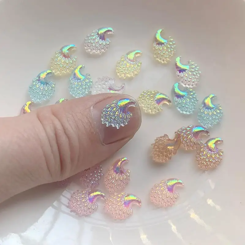50pcs/lot 8*12mm jewelry acces - Resin Art Earrings Design recension och pris