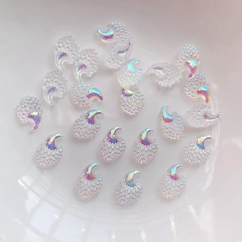 50pcs/lot 8*12mm jewelry acces - Resin Art Earrings Design recension och pris