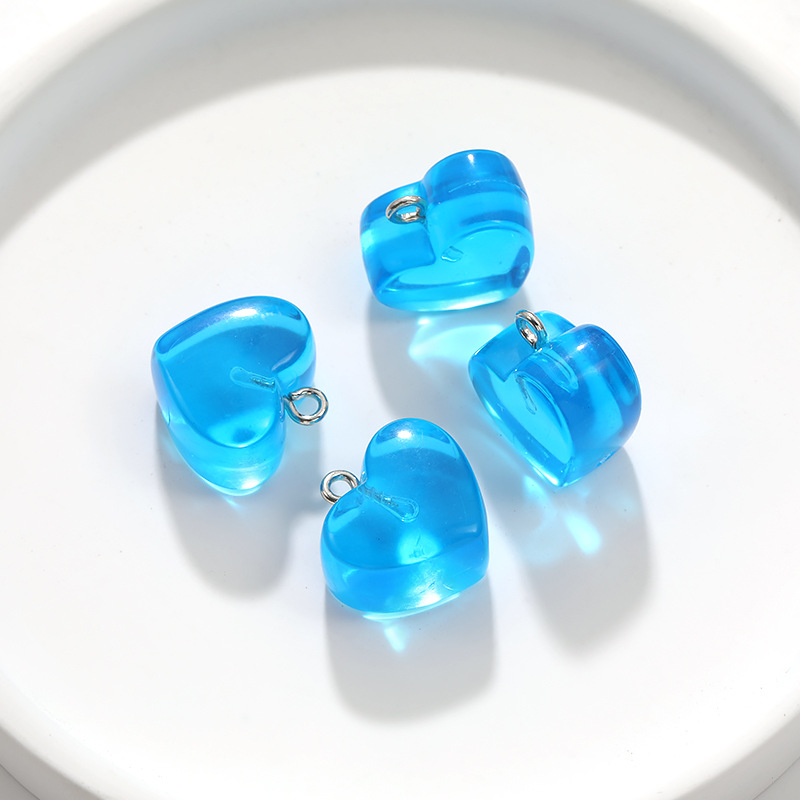 10pcs 15x18MM Multicolor Trans - Resin Art Necklace recension och pris