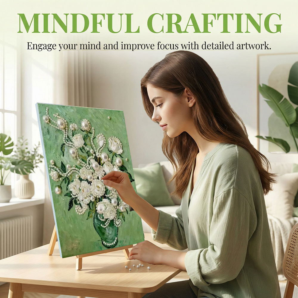 Huacan DIY Pearl Art Painting  - Resin Art Wallpaper recension och pris
