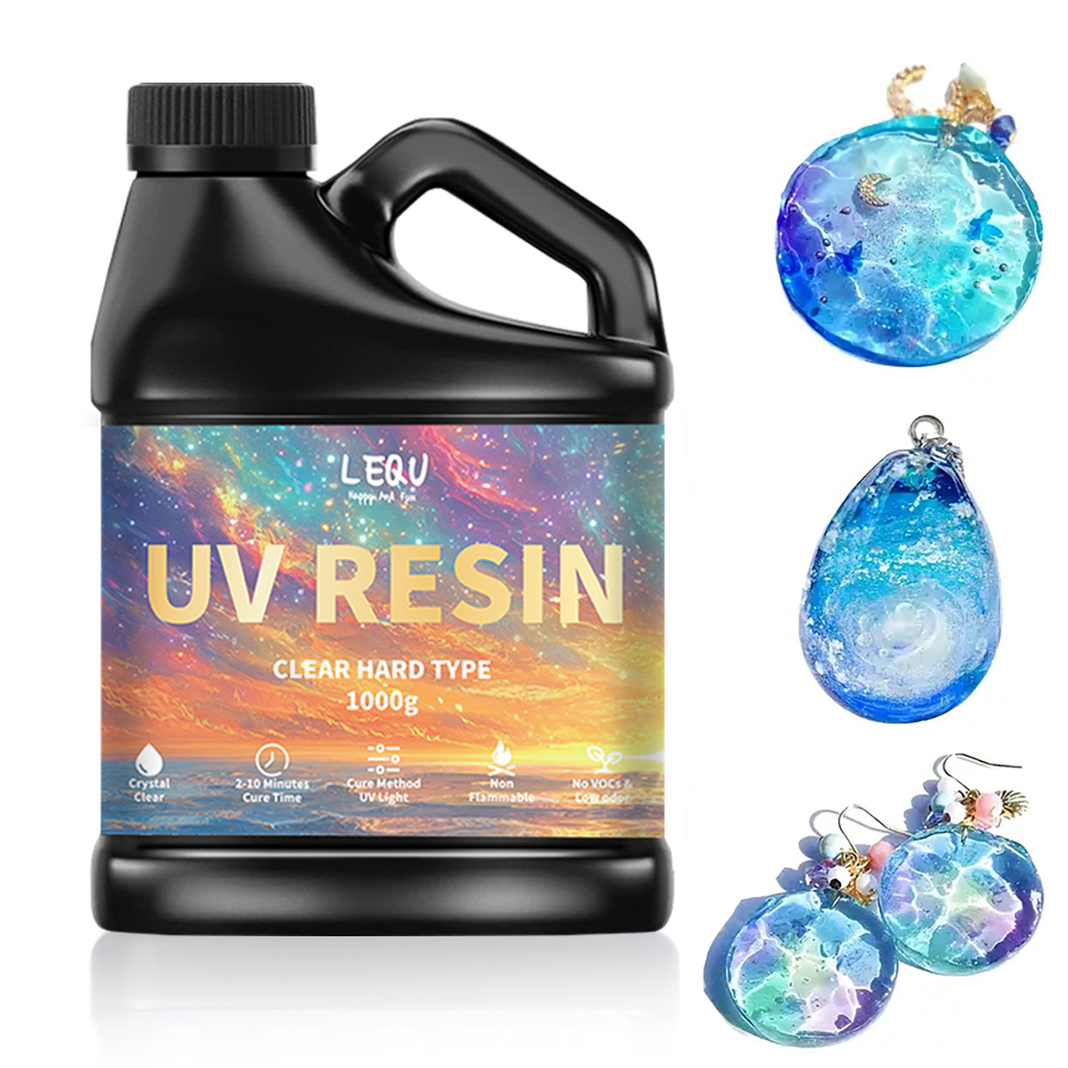 100/200/500/1000g UV Epoxy Res - Resin Art Liquid recension och pris